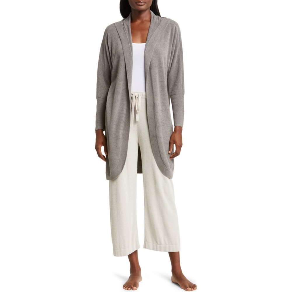 Barefoot Dreams CozyChic Lite Hooded Cocoon Cardigan